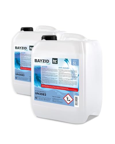 Höfer Chemie Algizid Algenverhütung 2 x 5L - Algenvernichter Pool - Präventiver Schutz vor Algen, Bakterien & Pilzen - Für Sauberes Wasser