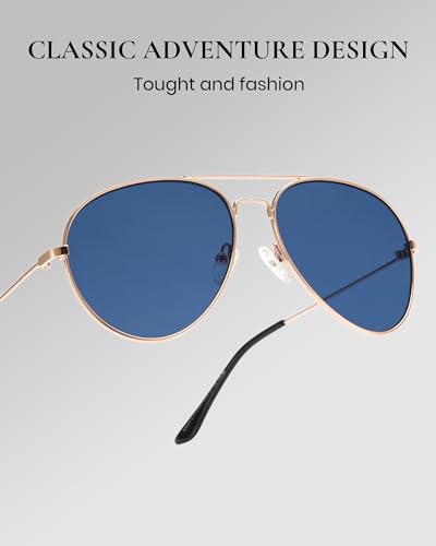 Sunglasses Polarized Aviator Sunglasses for Women Men UV400 Protection Classic Pilot Styles Trendy Sunglasses Unisex Shades3