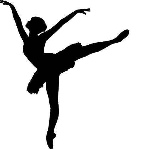 BALLERINA STENCIL - RE-USABLE 7 X 8 INCH
