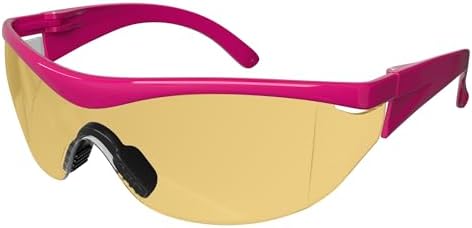Safety Girl Navigator Reader Safety Glasses, Pink/Amber, 1-Pack