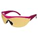Safety Girl SC-282 Polycarbonate Navigator Safety Glasses, Amber Lens, Pink Frame