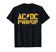 AC/DC Concert Tour design. Lightweight, Classic fit, Double-needle sleeve and bottom hem