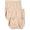 Bali-Womens-Shaping-Ultra-Firm-Control-Seamless-Shapewear-Brief-Fajas-2-Pack-DFX204 Bali womens Shaping Ultra Control Dfx204 2-pack shapewear briefs, Soft Taupe/Soft Taupe, Large US