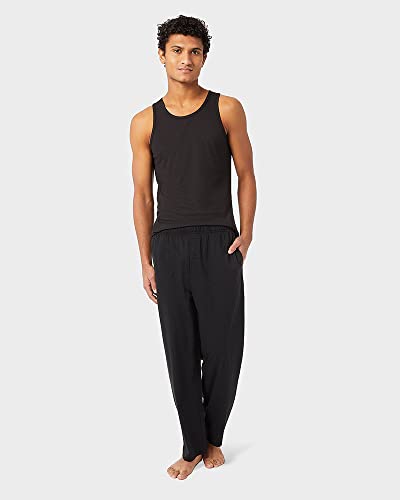 32 Degrees Cool Men’s 2-Pack Ribbed Undershirts Tank | Lightweight | Soft To Touch, Black, Medium #TOP1