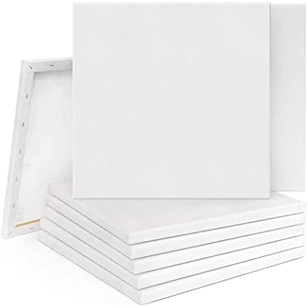 FIXSMITH Canvas Boards For Painting 6x8 Inch, Super Value 12 Pack White Blank Canvas Panels, 100% Cotton Primed, Painting Art Supplies For Professionals, Hobby Painters, Students & Kids - View #8