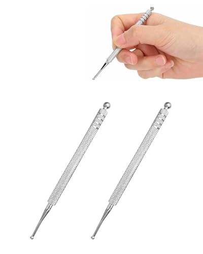 MOPZIJA 2PCS Pluma De Acupresión, Lápiz De Acupresión, Lápiz Acupresión, Pluma Acupuntura, Pluma De Acupuntura De Oreja, Lápiz De Masaje De Acupresión, Bolígrafo De Acupresión, agujas acupuntura