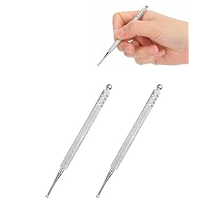 2PCS alpeur Double Sonde Pour l&rsquo;acupuncture et l&rsquo;acupression, stylo acupuncture,Acupuncture Oreille Acupuncture Pen, Outils de R¨¦flexologie Faciale,acupression,acupuncture