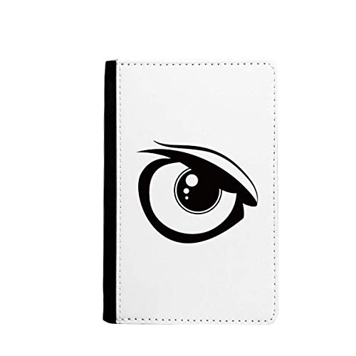 Passeport titulaire noir motif vector œil portefeuille voyage étui