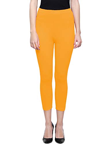 Image of Saundarya Calf Length Leggings for Women Sizes: Small Size (S /M) for 26-30 inches Waist, Regular Size (L /XL) for 30-36 inches Waist and Plus Size (2XL /3XL) for 36-40 inches Waist