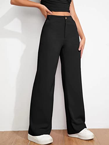 Image of Elendra Women Lycra - Bootcut Trousers Pant Wide Leg
