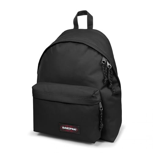 Image of EASTPAK Padded Pak'r - 24L Commuter Travel Backpack with Front Pocket, Water-Resistant, Vegan Materials & Adjustable Straps, Black