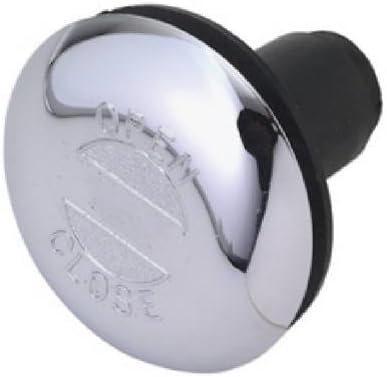 Master Plumber 176-183 Bath Tub Drain Stopper, Rubber/Chrome - Quantity 5