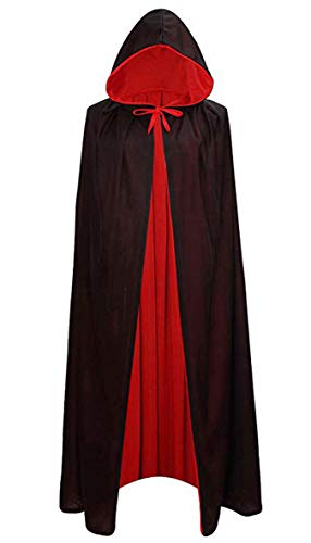 LIYZU Halloween Costume Hooded Cloak Cape Christmas Knight Vampires Easter Devil Cosplay Boys Girls Size 47