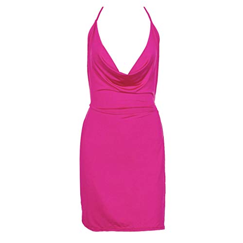 UIFLQXX Vestido feminino de 4 de julho com fenda sexy para festa no clube, vestido de costas nuas, m