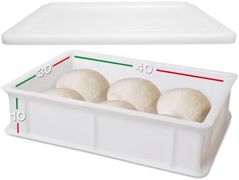 4 Cestini Lievitazione Pane PYEUIFT - Contenitori Riutilizzabili Per Pizza E Pane Con Copertura In Tessuto