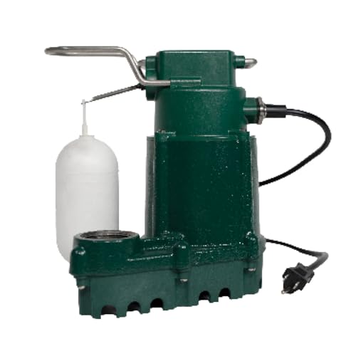 Zoeller 73-0001 Model M73 Dewatering Pump 0.33 HP 115V 1PH 9' Cord Auto