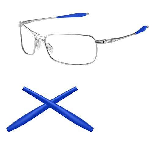 Manchons de rechange Oakley Crosshair 2.0 bleus pour un confort et un maintien antidérapant