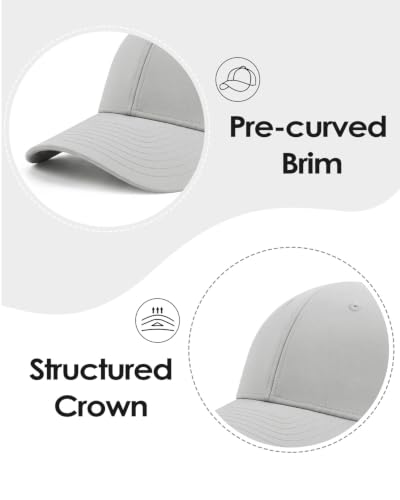 Image of Zylioo Oversize XXL Baseball Mesh Cap,Extra Large Laser Cut Cap,L M S Trucker Hat,Quick Dry Summer Cooling Golf Cap
