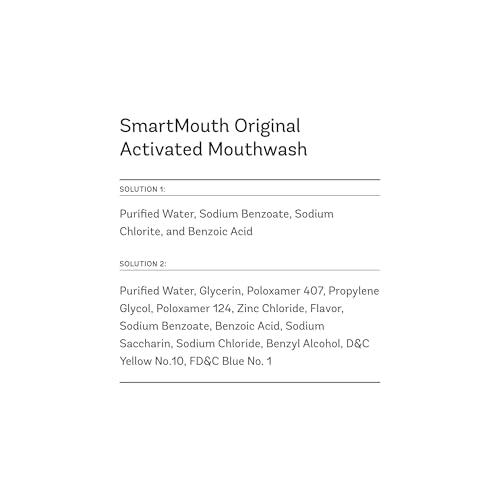 SmartMouth Mouthwash Travel Packets for 24 Hours of Fresh Breath Guaranteed, 10 Pack
