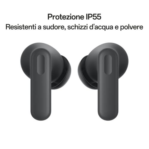 Image of OPPO Enco Buds3 Pro True Wireless Headphones, 54 Hours Battery Life, 12.4 mm Dynamic Driver, BT 5.4, Touch Controls, Passive Noise Cancellation, Android and iOS, IP55, [Italian Version], Grey