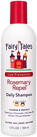 Fairy Tales Rosemary Repel Lice Shampoo- Daily Kids Shampoo for Lice Prevention, 12 Fl. Oz (Pack of 1)