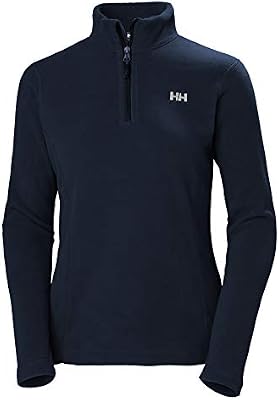 Helly Hansen Mujeres W Daybreaker 1/2 Cremallera Fleece, Azul Marino, XS