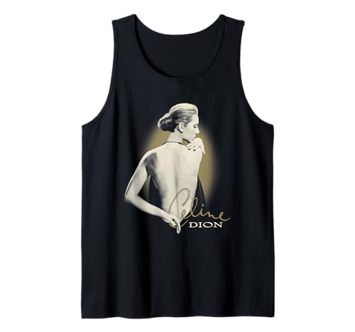 Offizielles Celine Dion Backless Foto Tank Top