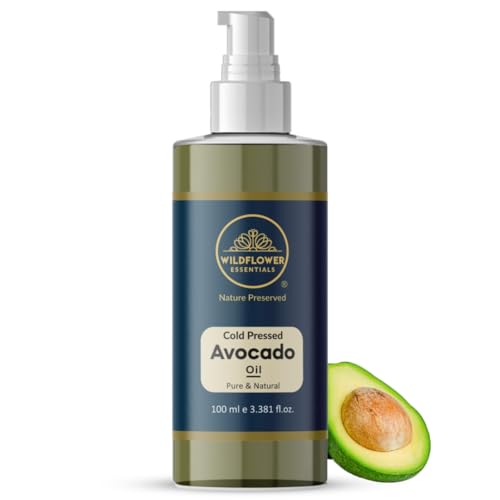 Pure Avocado Oil Cold Pressed for Hair Skin Face 100ml