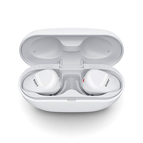Image of Sony WF-SP800N Truly Wireless Bluetooth in Ear Headphones with Mic (White)