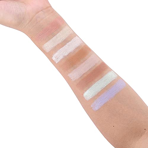 Wismee 4Pcs Color Corrector Concealer Stick Highlighter Stick Makeup Set 8 Color Duo Brightening Contouring Pen Kit Concealer Stick Makeup For Light Dark Skin 3D Shaping Face Makeup Cosmetic Foundation Shadow Creamy Set For Women Girls #TOP1