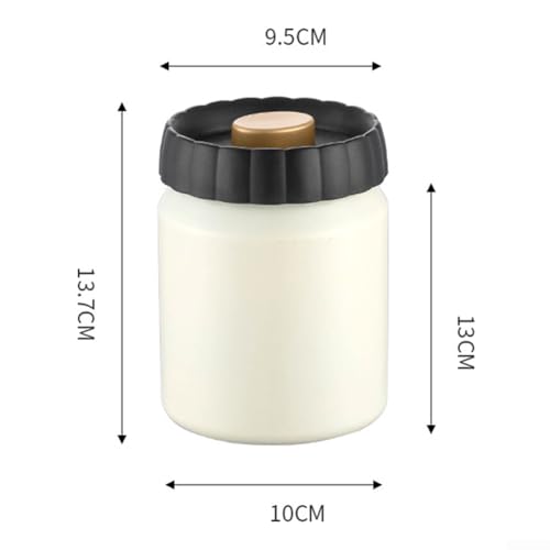 Recipiente de café hermético con válvula para conservar judías 330ml 7