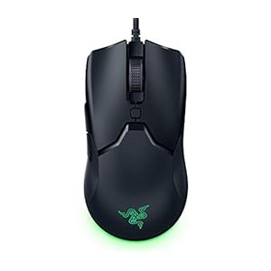 Razer Viper Mini Ultralight Gaming Mouse: Fastest Gaming Switches – 8500 DPI Optical Sensor – Chroma RGB Underglow Lighting – 6 Programmable Buttons – Drag Cord – Classic Black