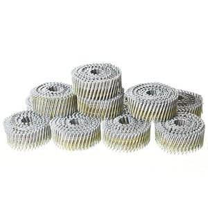 #US 3600Pcs Siding Nails 1-3/4" x 0.092"Collated Wire Coil Full Round Head 15 Degree