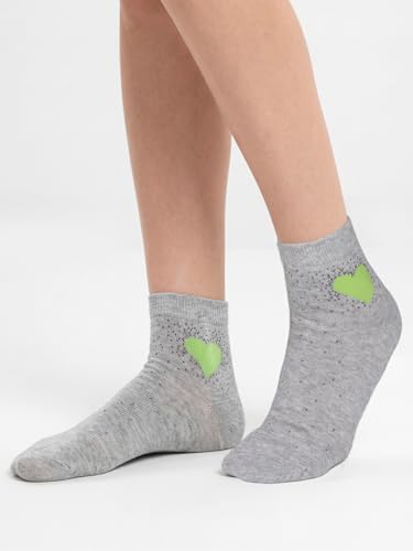 Image of COTTON DAY Women's Soft Combed Cotton Socks Seamless Toe Black White Navy