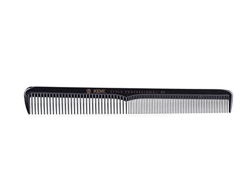 Kent Coarse/Fine Deep Toothed Cutting Comb, Black, 180mm - Image 3
