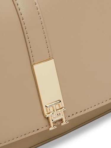 Tommy Hilfiger Leather Saddle Shoulder Bag with Removable Crossbody Strap3