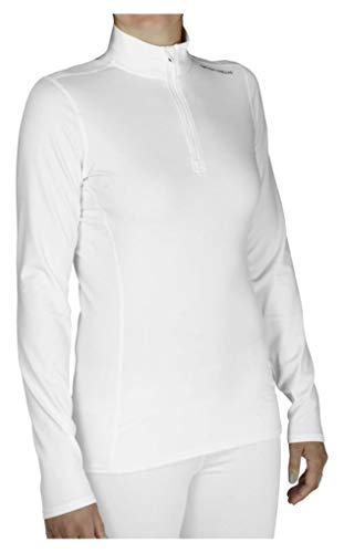 Amazon.com: Hot Chillys Women's Micro-Elite Chamois Solid Zip-T