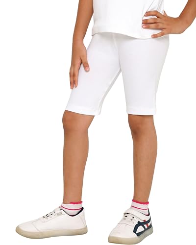 Image of TotzTouch Girls Cotton Stretchable Cycling Shorts | Girls Summer Shorts
