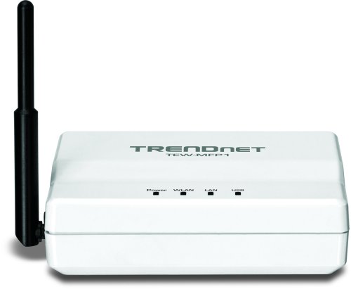 Trendnet Wireless N 1-Port Multi-Function Usb Print Server Tew-Mfp1 #TOP3