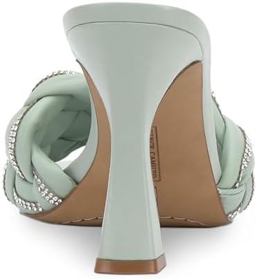 Vince Camuto Womens Rayley Slip On Leather Heels Green 7 Medium (B,M) | Image 2