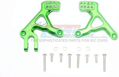 GPM For Traxxas TRX-4 Defender/TRX-4 Tactical Unit Upgrade Parts Aluminum Front Adjustable Shock Tower - 2Pc Set Green