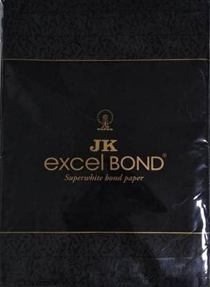 JK Excel Bond 90 GSM A4 Size (29 x 21 cm) 1 Packet (100 Sheets) | Photocopy and Printing Sheets for Office and Home Multipurpose Sheets Best for Inkjet & Laserjet Printers Super Quality