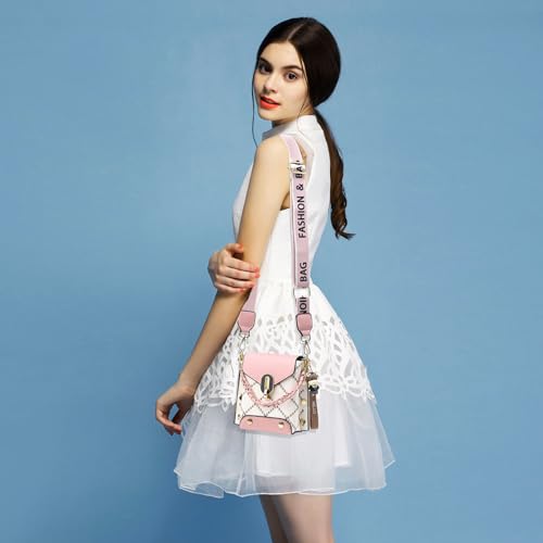 Xiaoyu Small Crossbody Bags for Women Fashion Cell Phone Purse Shoulder Handbags with Wide Strap4