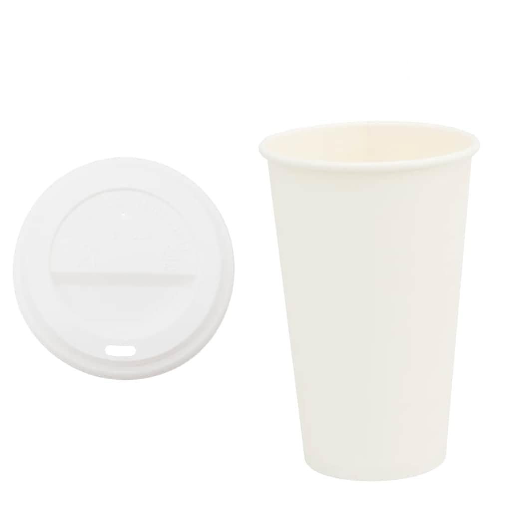 Tazze da caffè in Carta con Coperchi 1000 pz 16oz 400 ml,Bicchieri USA e Getta,Tazze da caffè in Carta-3325218