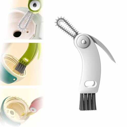 Image of A4 3 in 1 Multifunctional Cleaning Brush Set for Tight Spaces, Baby Bottles & Cups