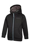 Mountain Warehouse Nordic II Kids Full-Zip Hoodie - Warm & Snug Top with Sherpa Lining, For Boys & Girls - Best for Autumn, Winter, Outdoors, Walking, School Black Kids Size 11-12 Years - Image 9