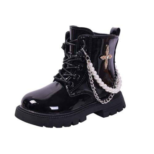 Bottines fille épaisses et scintillantes pour aller à l'école en hiver