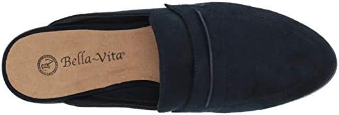 Bella Vita Women's Binx II Loafer Mule Flat, Navy Suede, 12 N US | Image 4