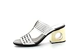  HISPANITAS MHV98750 - Sandalia Piel C. M. Blanco para Mujer Color: Blanco Talla: 37