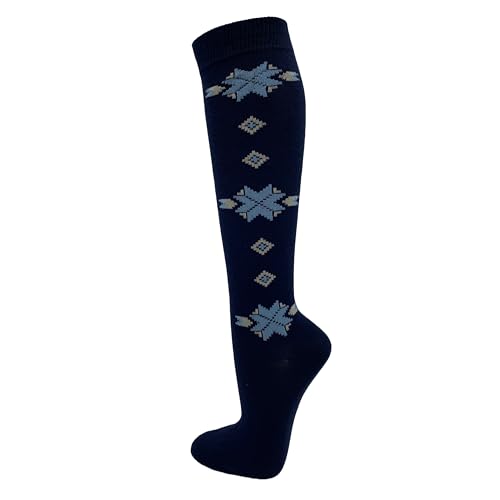 Image of SocksKnee Women Multi-Pack Colorful Variety Design Assorted Activewear Knee-High Stocking Socks, 9-11